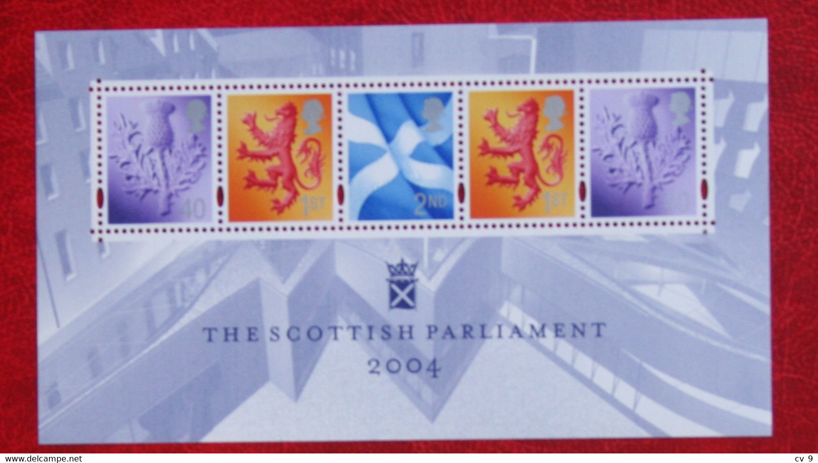Scottish Parliament Scotland (Mi 84 85 88 Block 1) 2004 POSTFRIS MNH ** ENGLAND GRANDE-BRETAGNE GB GREAT BRITAIN - Schottland