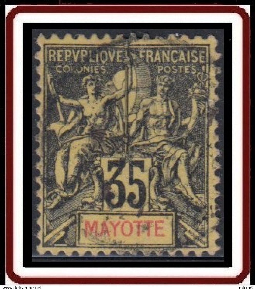 Mayotte - N° 18 (YT) N° 19 (AM) Oblitéré. - Used Stamps