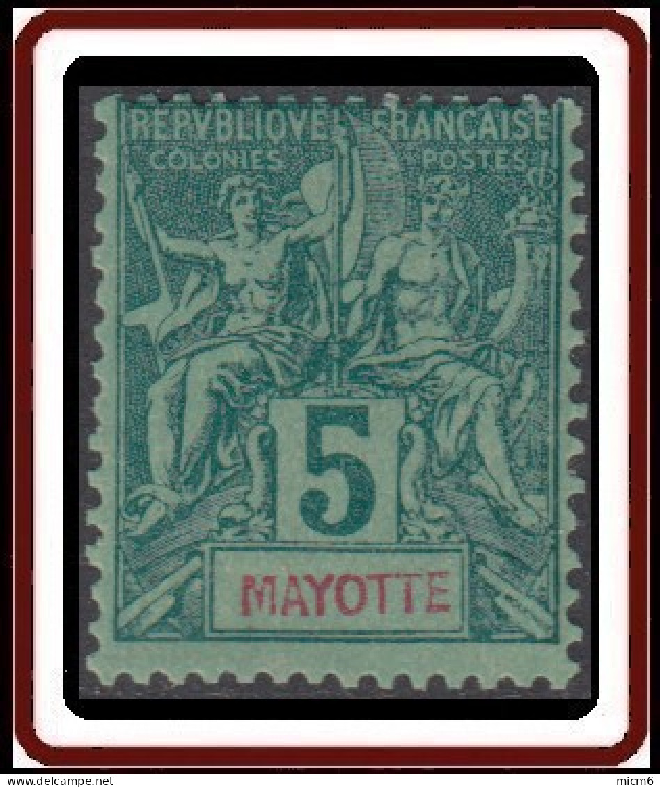 Mayotte - N° 04 (YT) N° 4 (AM) Neuf *. - Ungebraucht