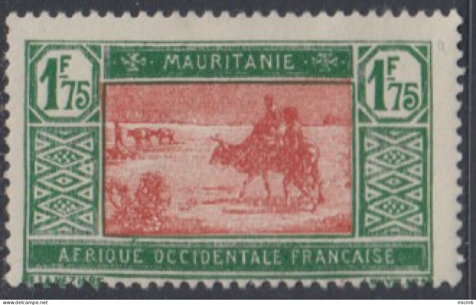 Mauritanie 1913-1944 - N° 60A (YT) N° 67 (AM) Neuf *. - Ungebraucht