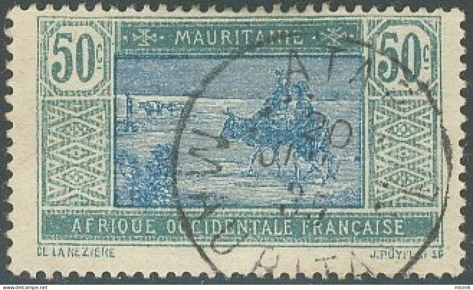 Mauritanie 1913-1944 - Atar Sur N° 46 (YT) N° 54 (AM). Oblitération. - Otros & Sin Clasificación