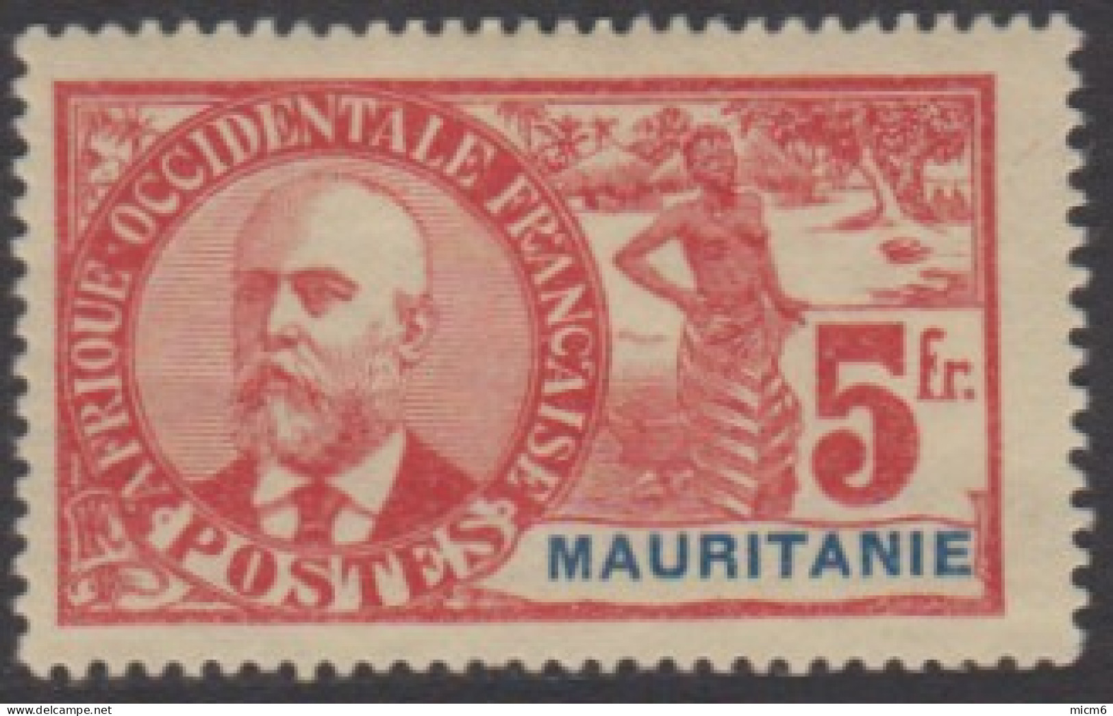 Mauritanie 1906-1912 - N° 16 (YT) N° 16 (AM) Neuf *. - Ungebraucht