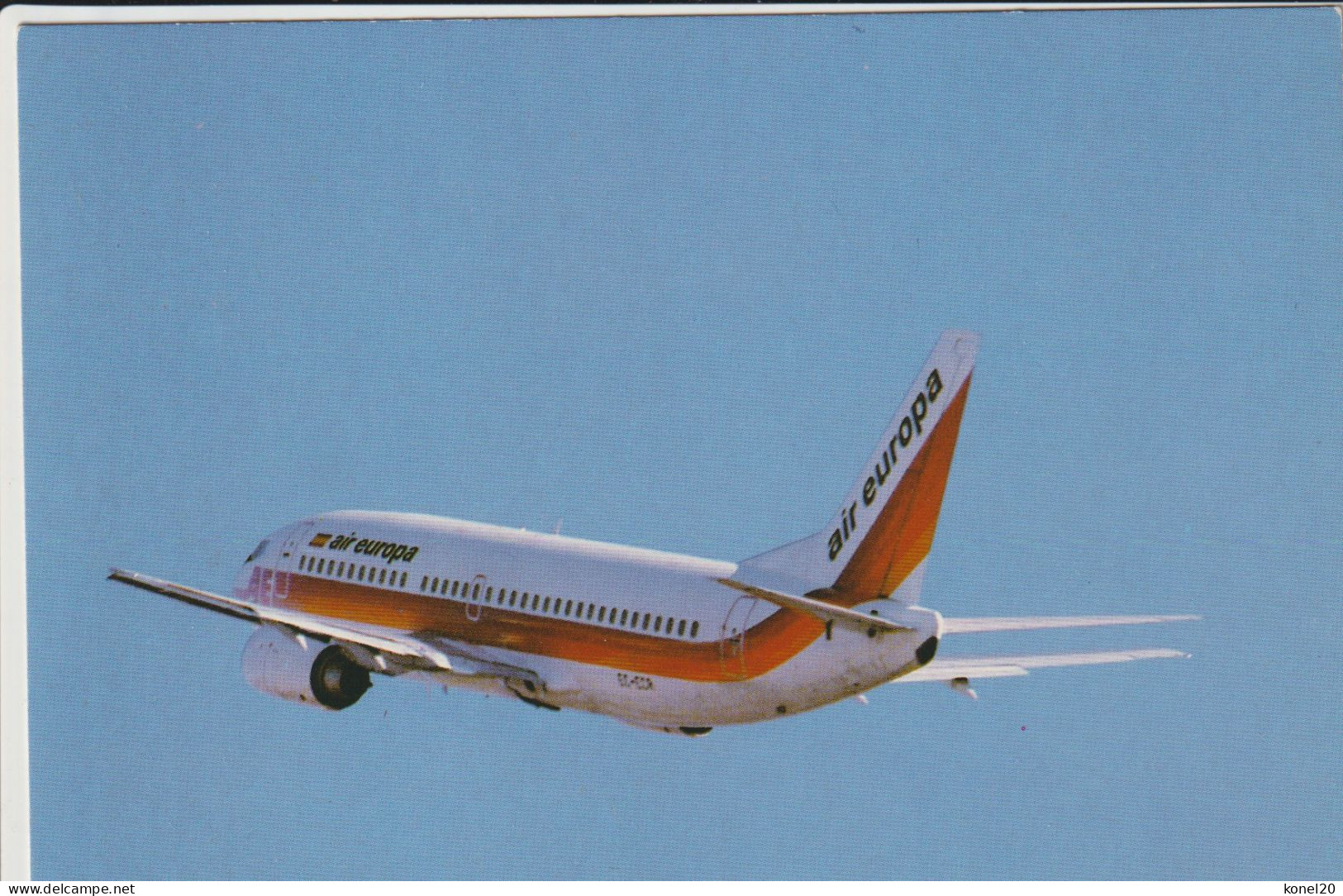 Vintage Pc Air Europa Boeing 737 Aircraft - 1919-1938: Fra Le Due Guerre