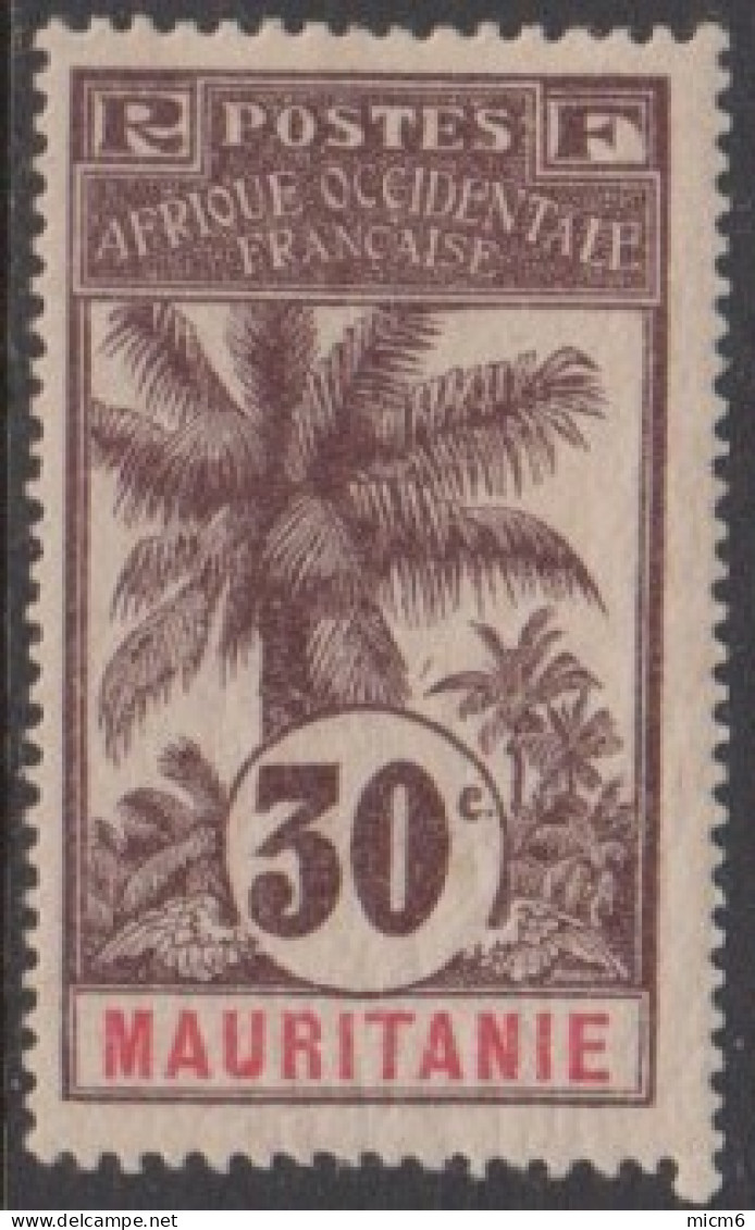 Mauritanie 1906-1912 - N° 08 (YT) N° 8 (AM) Neuf *. - Unused Stamps