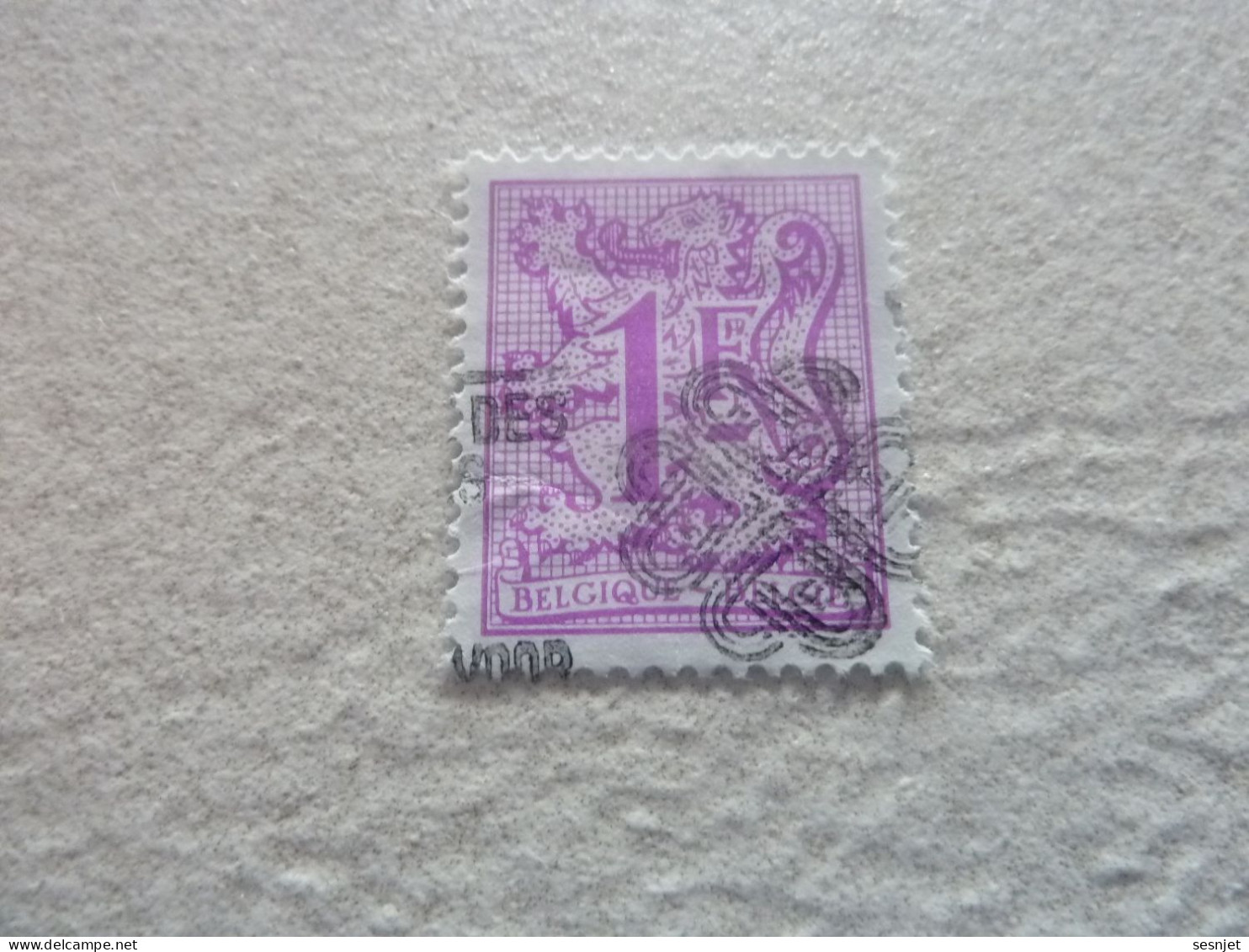 Belgique - Lion - 1f. - Lilas - Oblitéré - Année 1950 - - Used Stamps