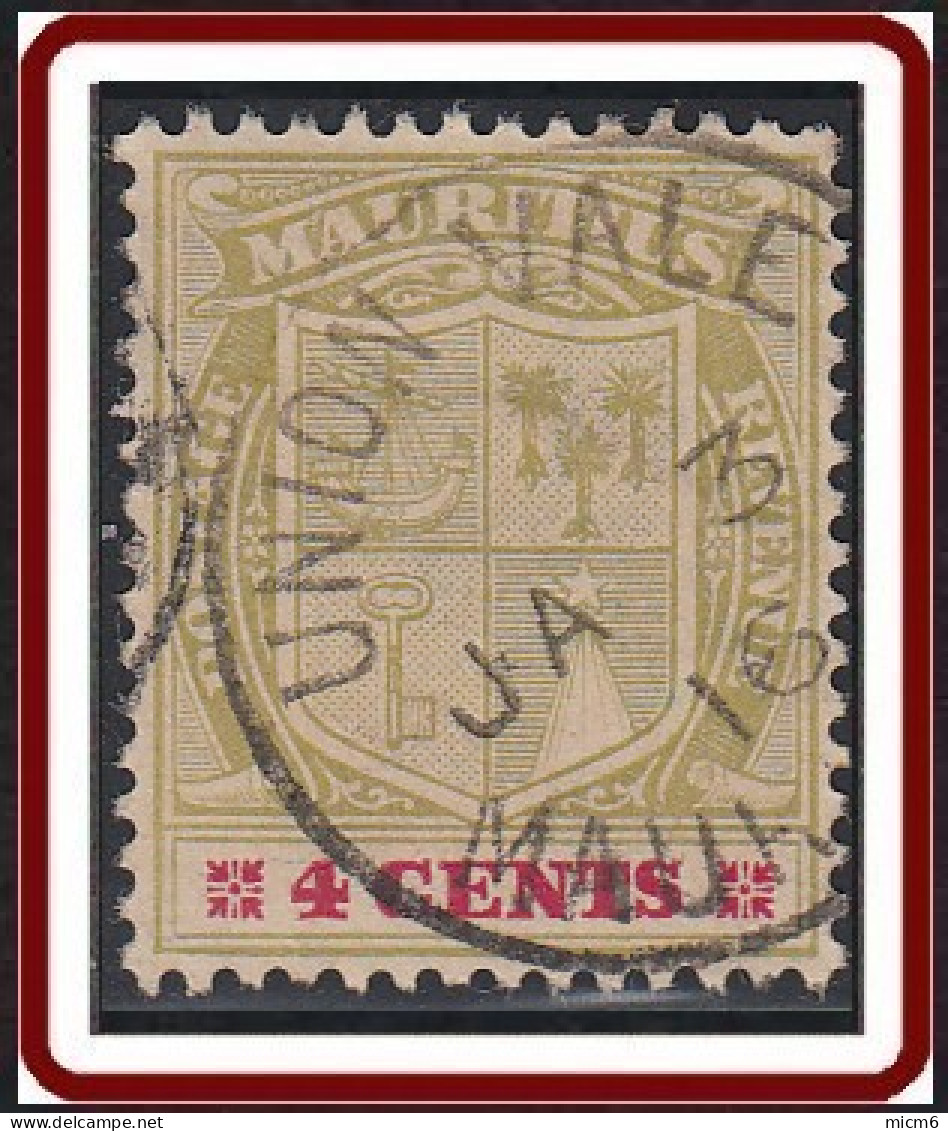 Maurice / Mauritius 1900-1938 - N° 134 (YT) Oblitéré De Union Vale. - Mauritius (...-1967)