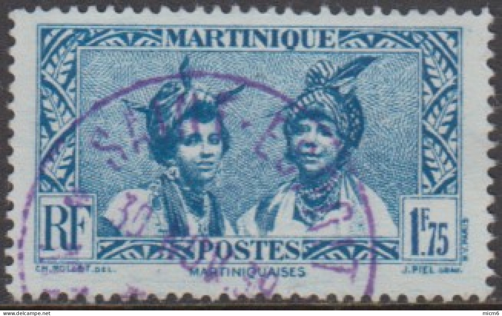 Martinique 1931-1947 - Saint-Esprit Sur N° 149B (YT) N° 172 (AM). Oblitération De 1932. - Autres & Non Classés