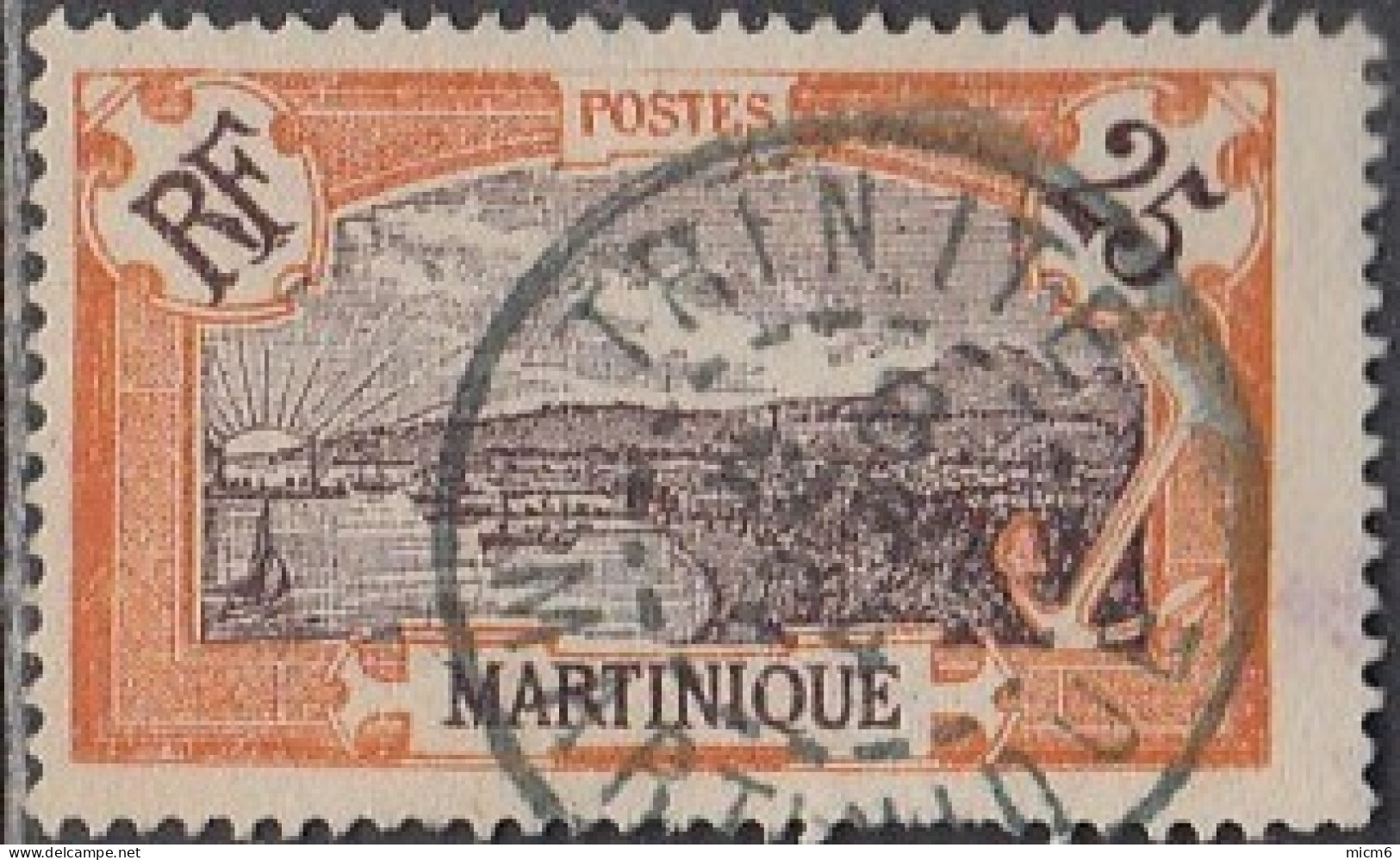 Martinique 1908-1930 - Trinité Sur N° 96 (YT) N° 87 (AM). Oblitération De 1924. - Altri & Non Classificati