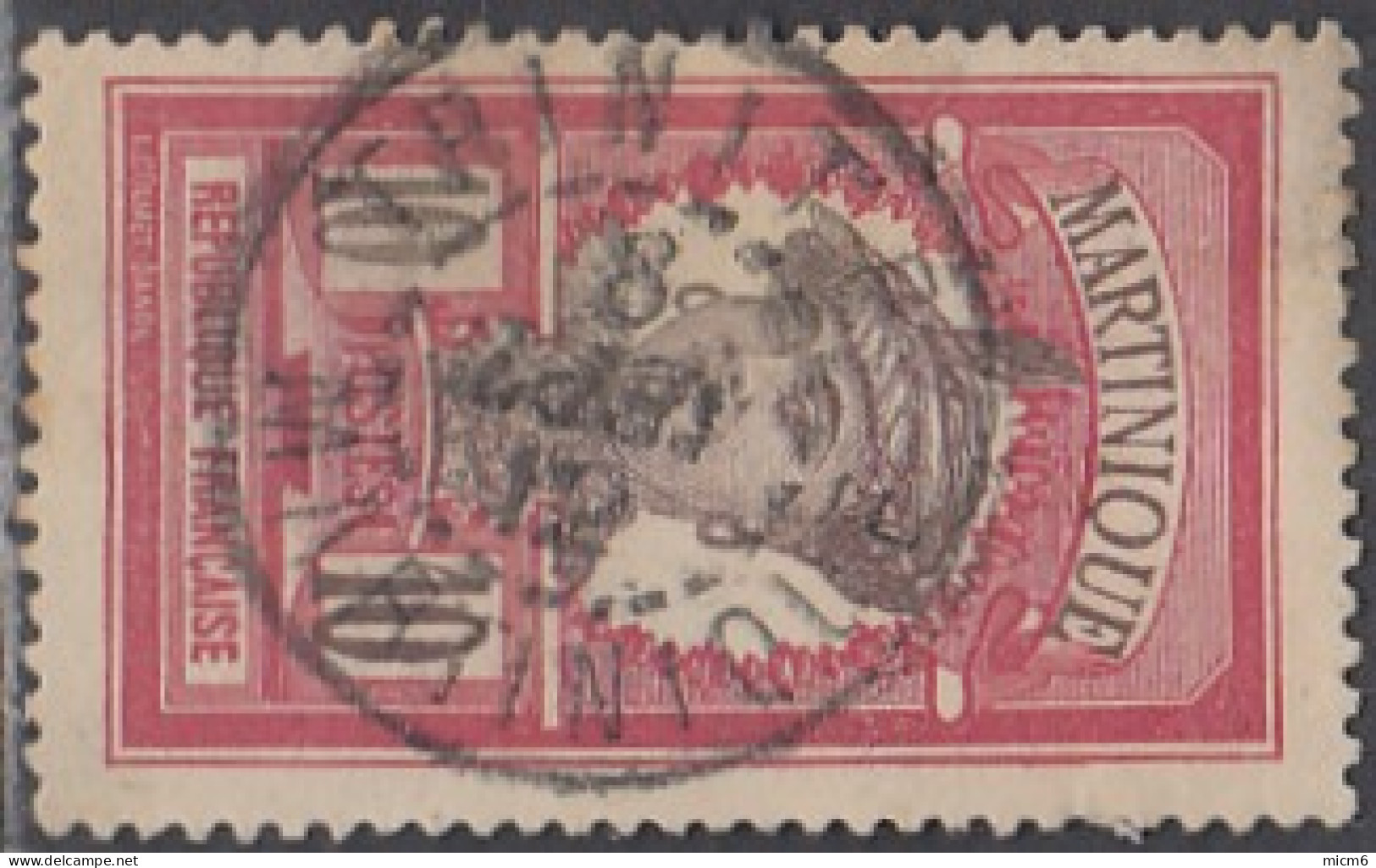 Martinique 1908-1930 - Trinité Sur N° 65 (YT) N° 64 (AM). Oblitération De 1912. - Andere & Zonder Classificatie