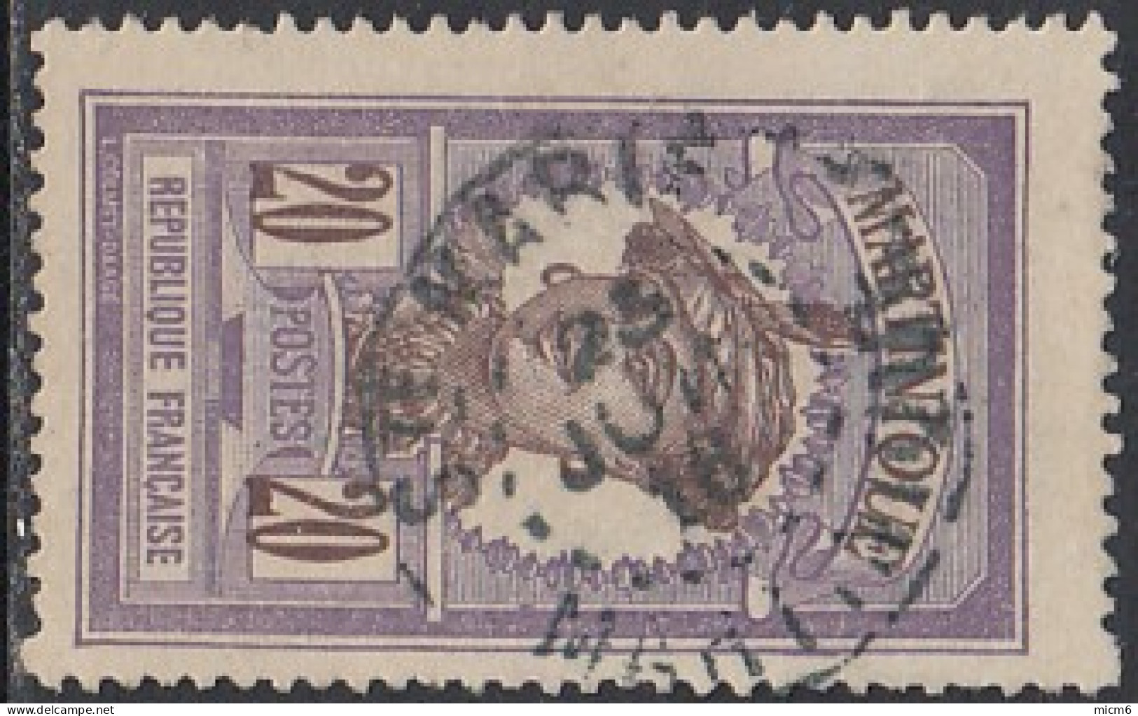 Martinique 1908-1930 - Ste-Marie Sur N° 67 (YT) N° 65 (AM). Oblitération De 1916. - Andere & Zonder Classificatie