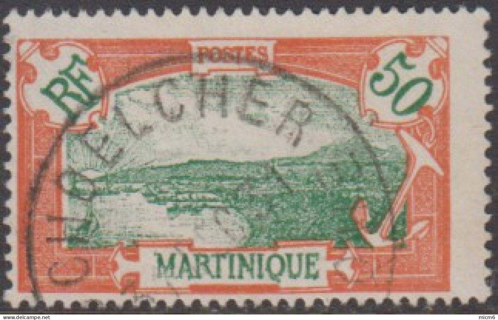 Martinique 1908-1930 - Schoelcher Sur N° 101 (YT) N° 115 (AM). Oblitération De 1931. - Autres & Non Classés