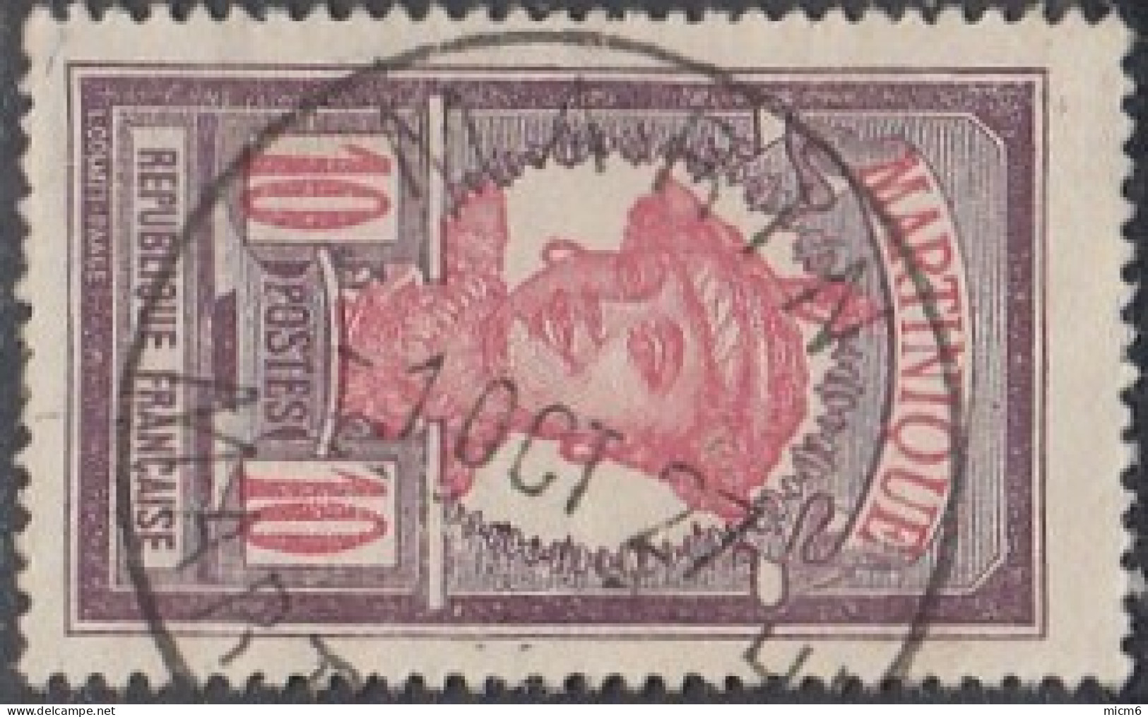 Martinique 1908-1930 - Marin Sur N° 94 (YT) N° 112 (AM). Oblitération De 1927. - Sonstige & Ohne Zuordnung