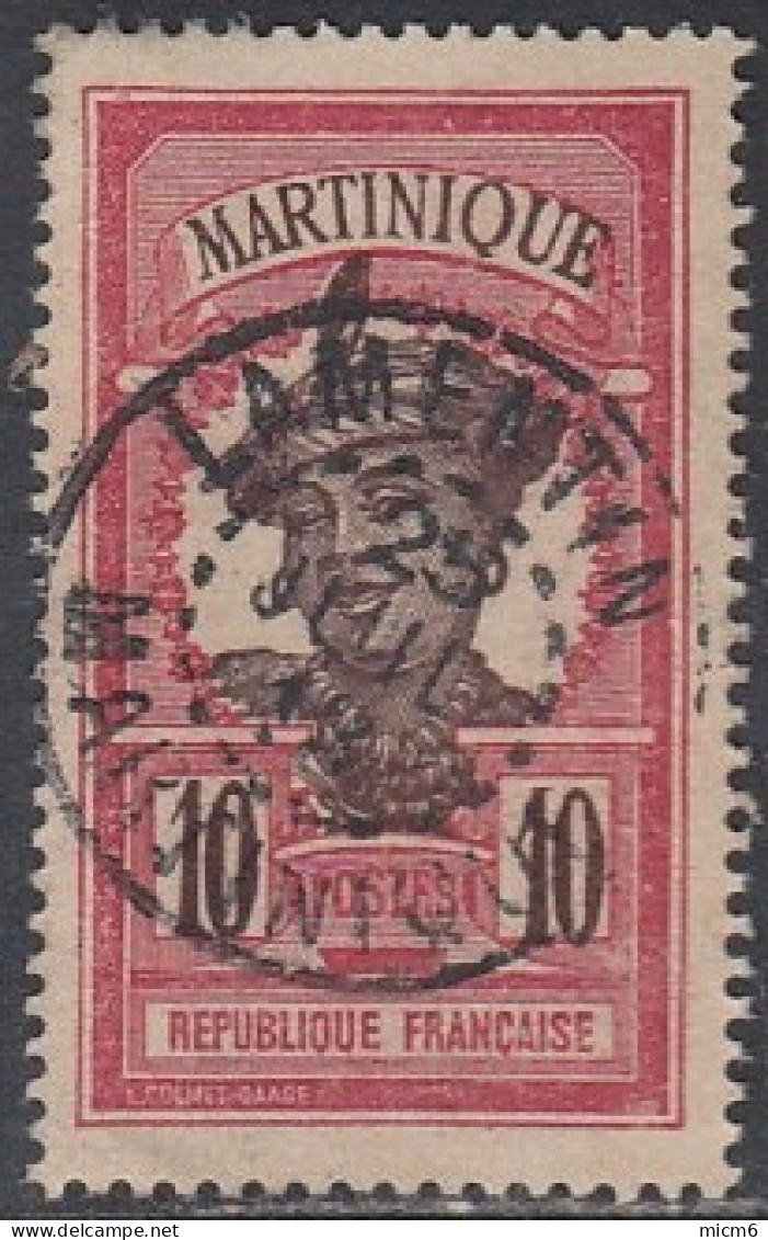 Martinique 1908-1930 - Lamentin Sur N° 65 (YT) N° 64 (AM). Oblitération De 1913. - Otros & Sin Clasificación