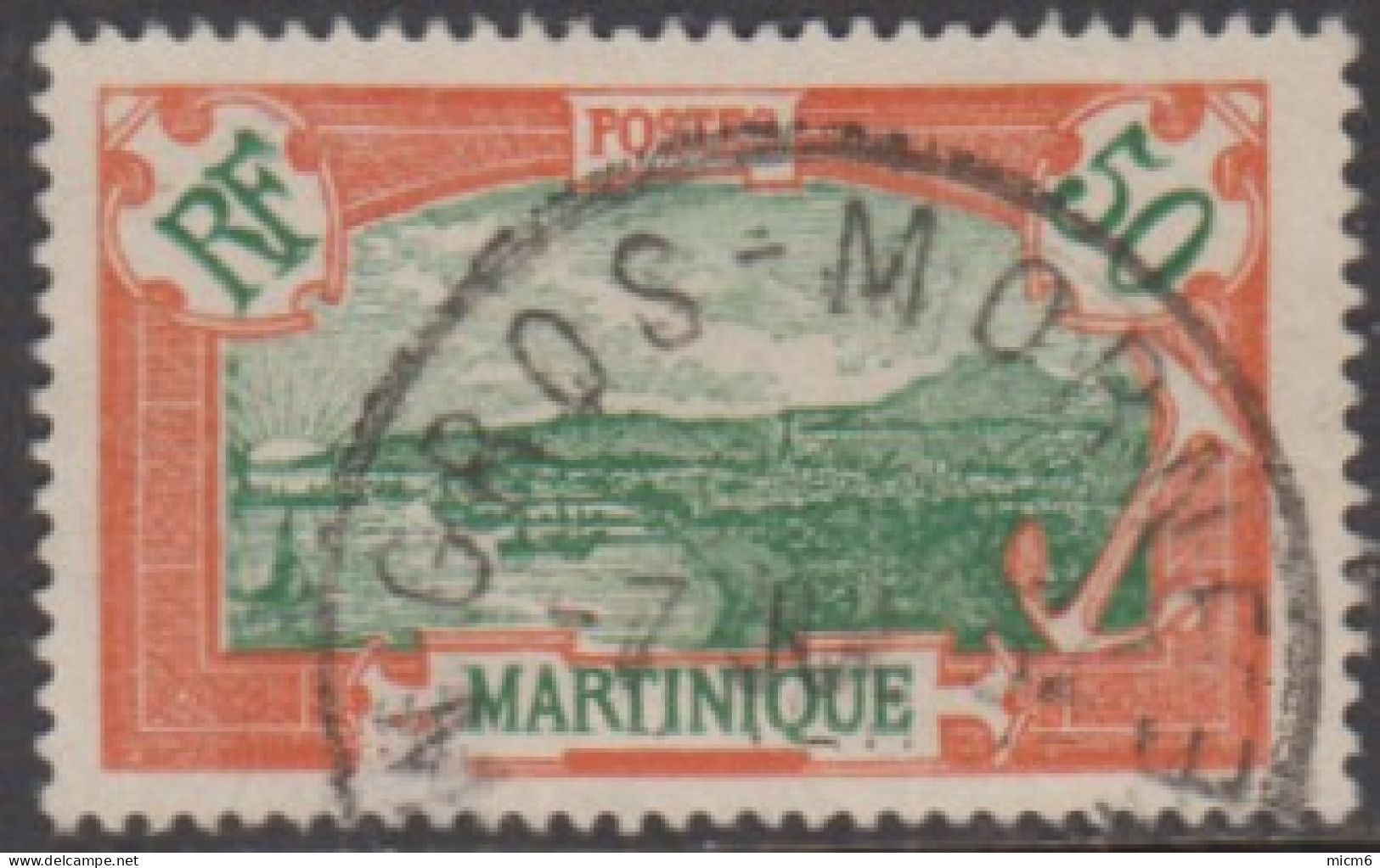 Martinique 1908-1930 - Gros-Morne Sur N° 101 (YT) N° 115 (AM). Oblitération. - Autres & Non Classés