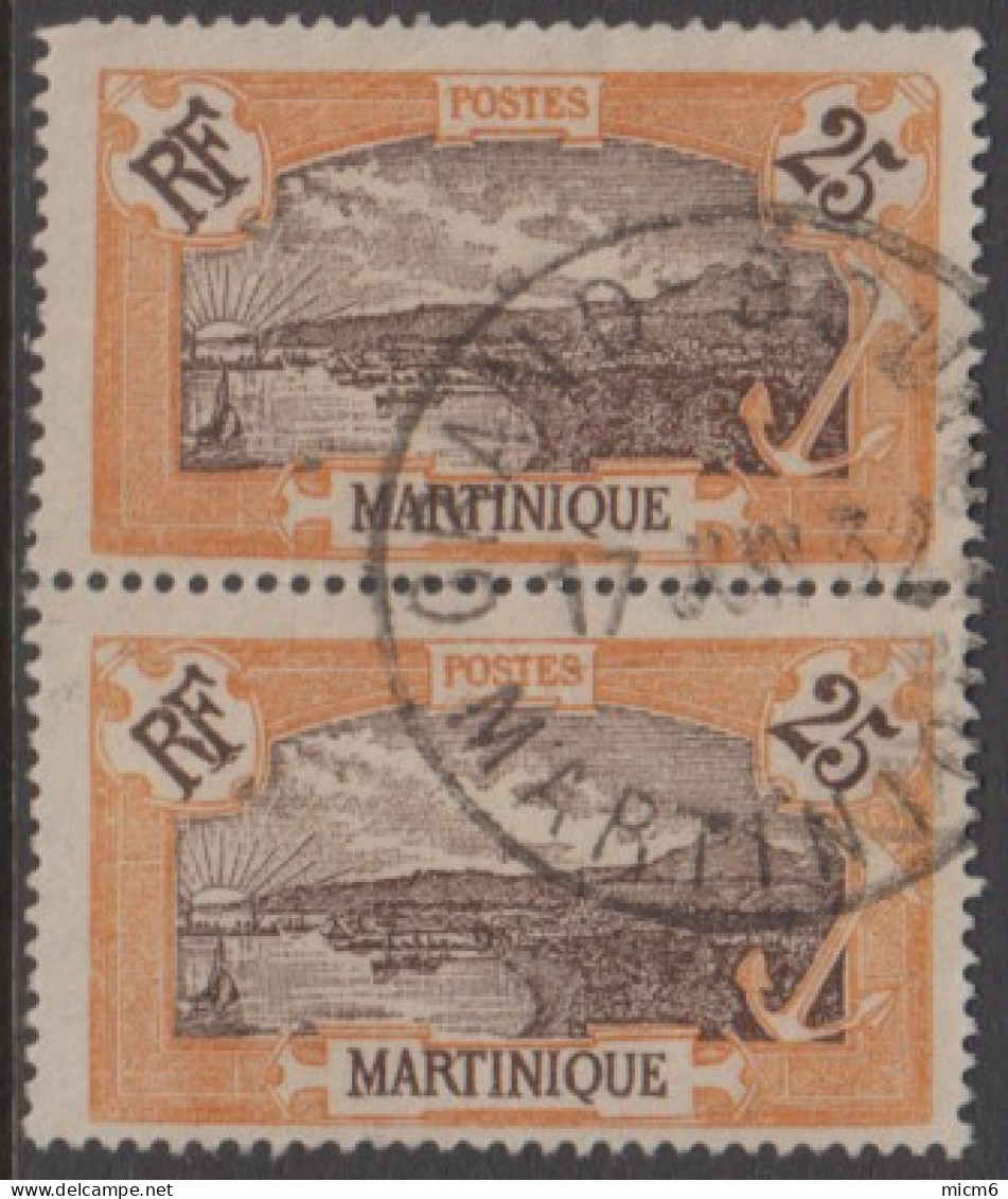 Martinique 1908-1930 - Grand-Bourg Sur N° 96 (YT) N° 87 (AM). Oblitération De 1932. - Autres & Non Classés