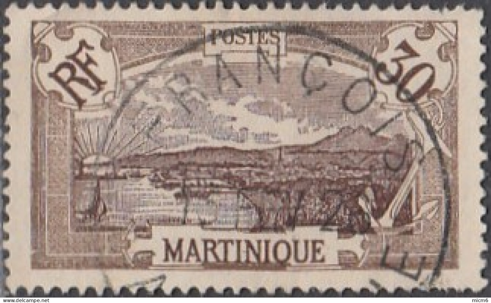 Martinique 1908-1930 - François Sur N° 99 (YT) N° 114 (AM). Oblitération De 1926. - Sonstige & Ohne Zuordnung