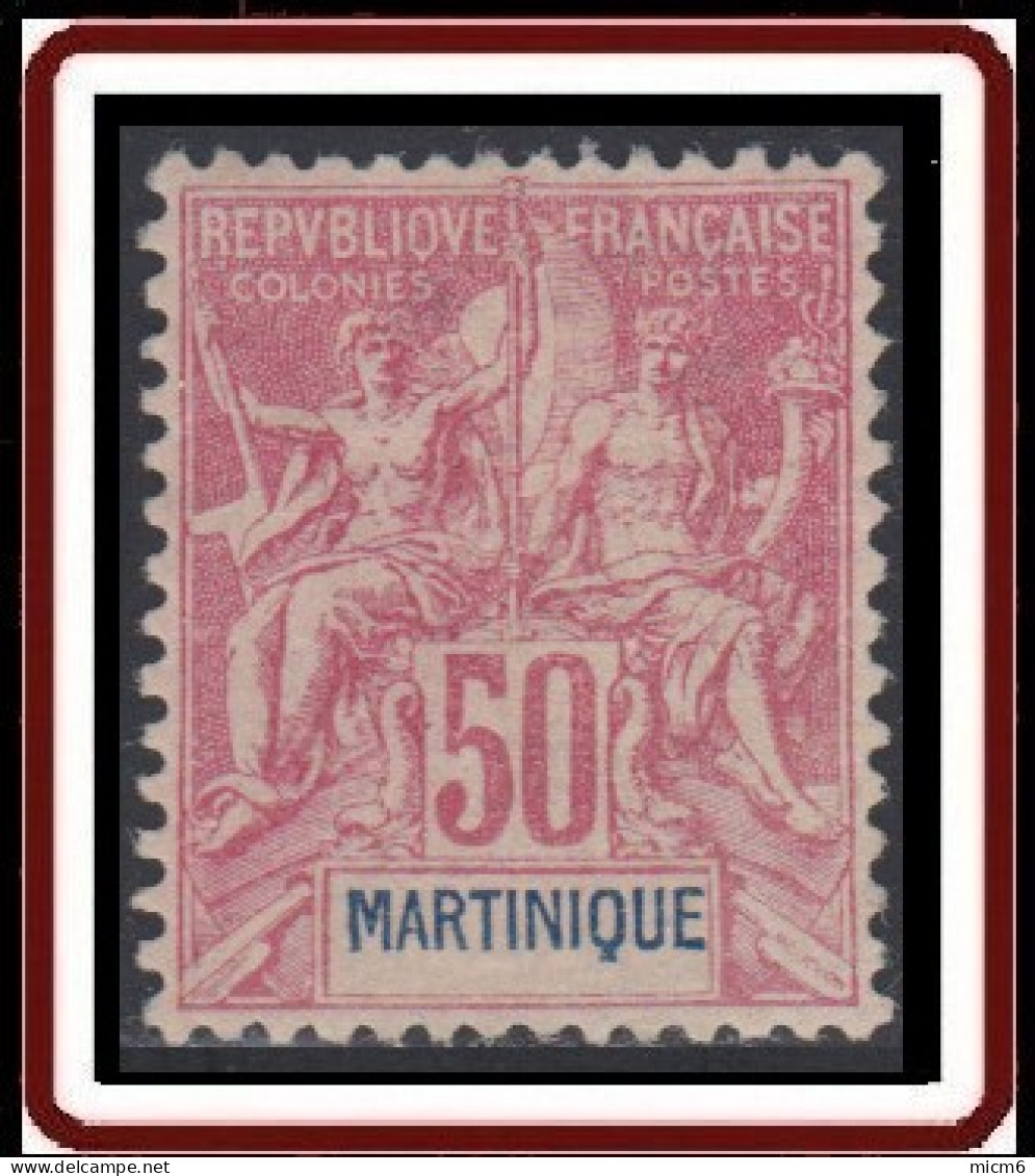 Martinique 1892-1906 - N° 41 (YT) N° 40 (AM) Neuf *. - Ungebraucht