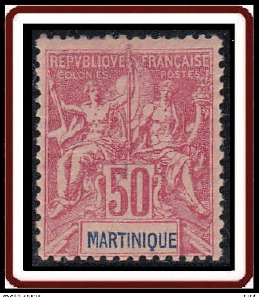 Martinique 1892-1906 - N° 41 (YT) N° 40 (AM) Neuf *. - Unused Stamps