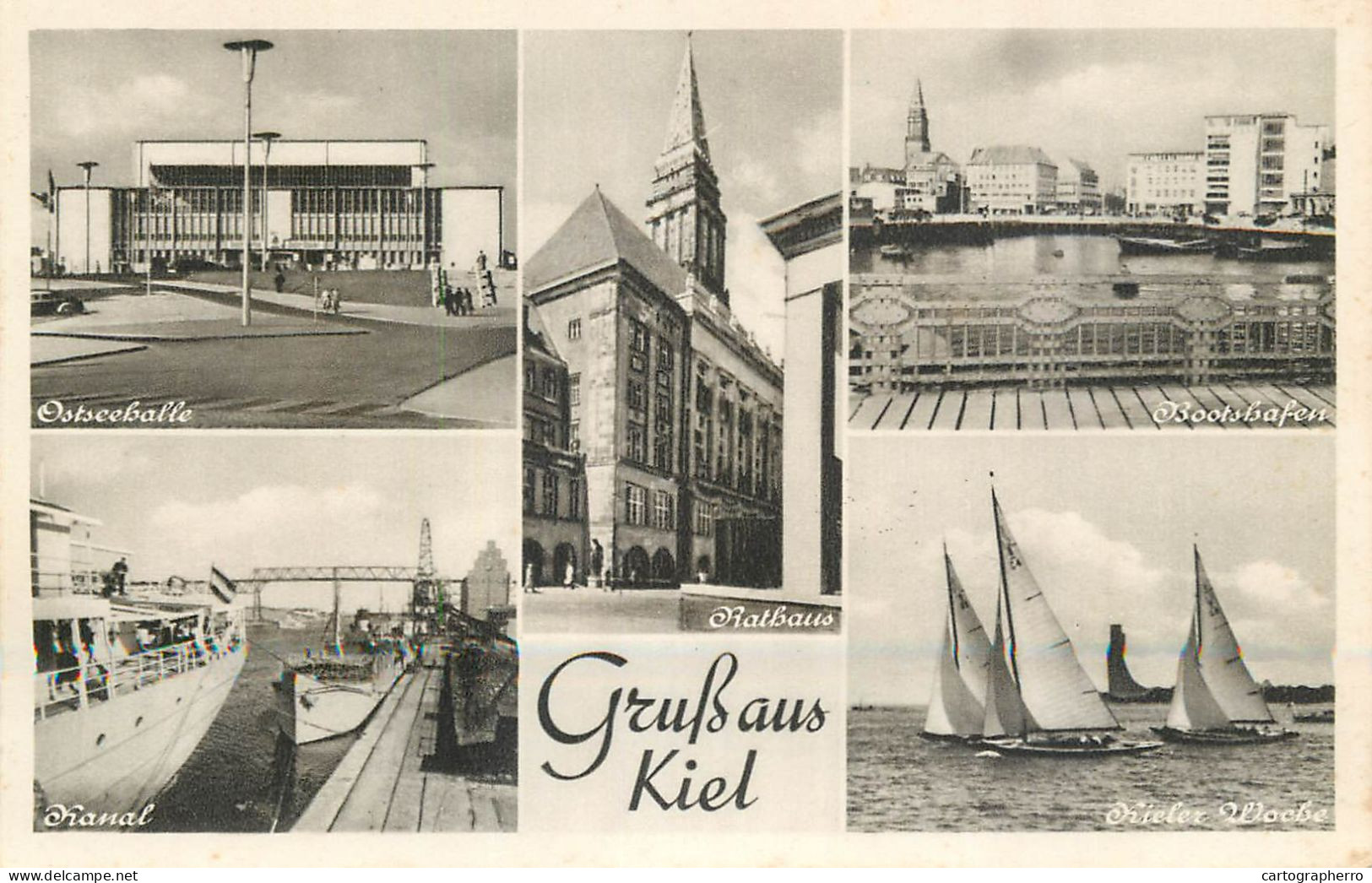 Germany Kiel Gruss Aus Multi View - Kiel