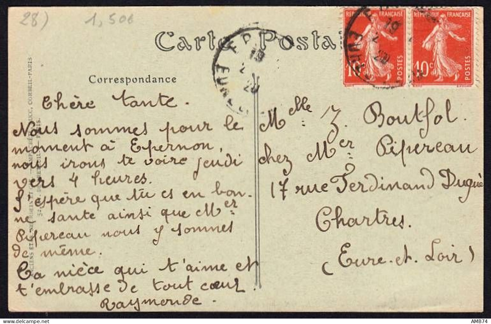 28-0018 - Carte Postale EURE ET LOIR (28) - EPERNON - Château Des Tourelles - Epernon