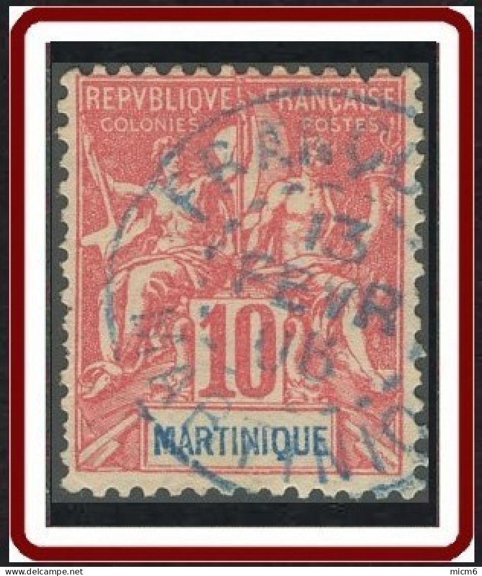 Martinique 1886-1906 - François Sur N° 45 (YT) N° 44 (AM). Oblitération De 1906. - Gebruikt