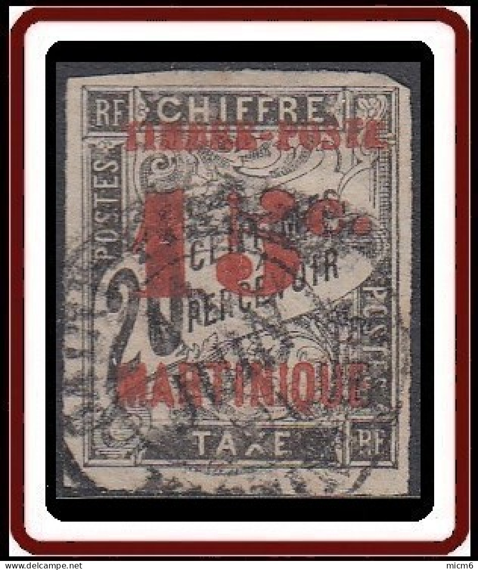 Martinique 1886-1892 - N° 25 (YT) N° 24 (AM) Oblitéré. - Usati