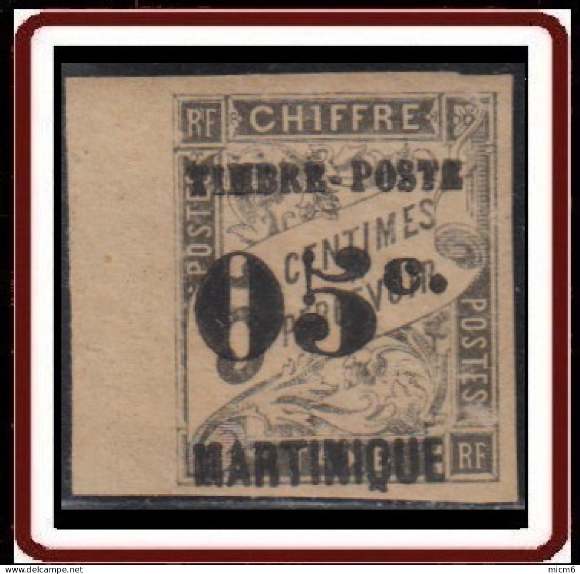 Martinique 1886-1892 - N° 19 (YT) N° 18 I (AM) Neuf *. - Ungebraucht