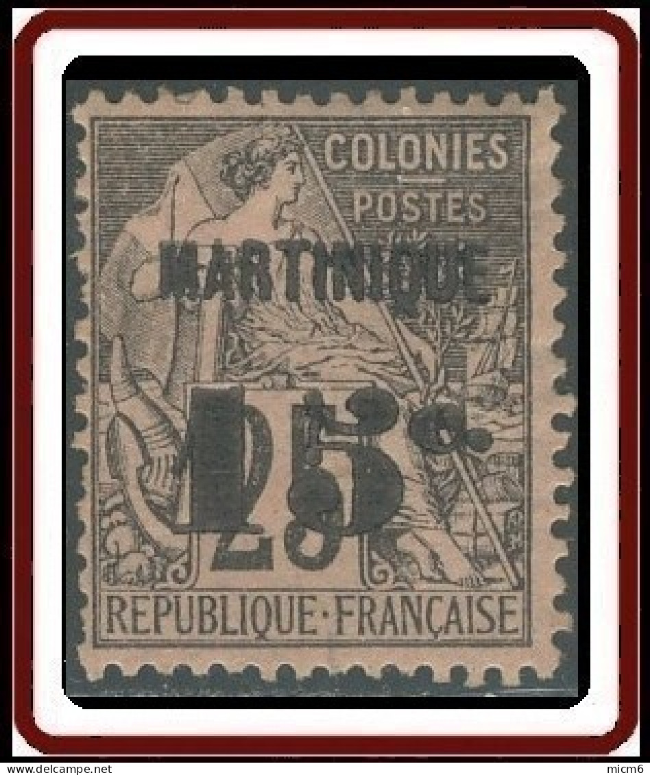 Martinique 1886-1892 - N° 17 (YT) N° 16 (AM) Neuf *. - Ungebraucht