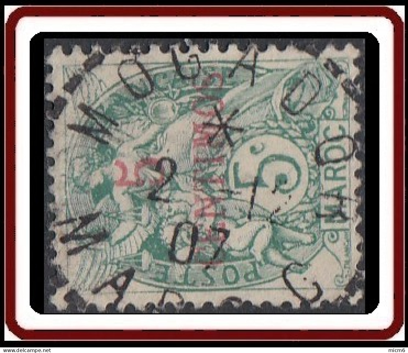 Maroc Bureaux Français 1902-1910 - N° 11 (YT) N° 14 (AM) Oblitéré De Mogador. - Used Stamps