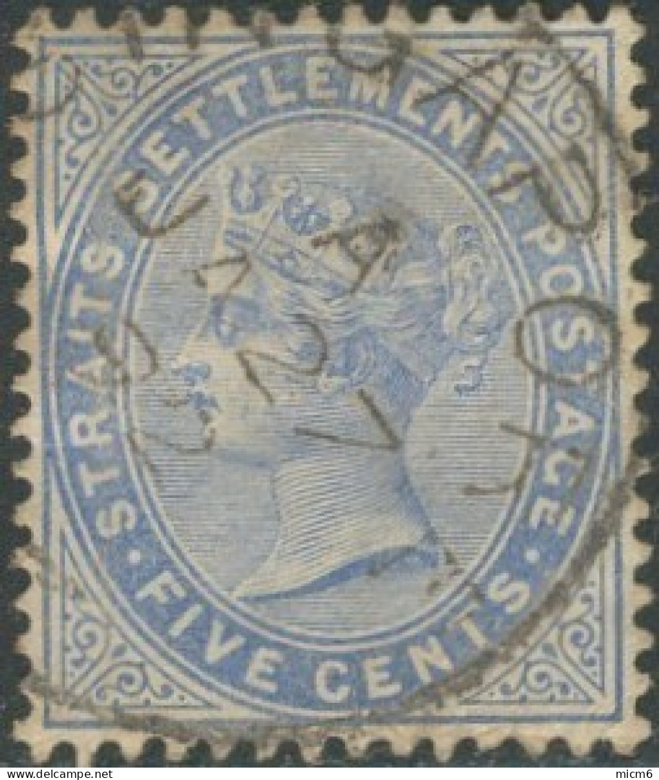 Malacca / Straits Settlements - N° 35 (YT) Oblitéré De Singapore. - Straits Settlements