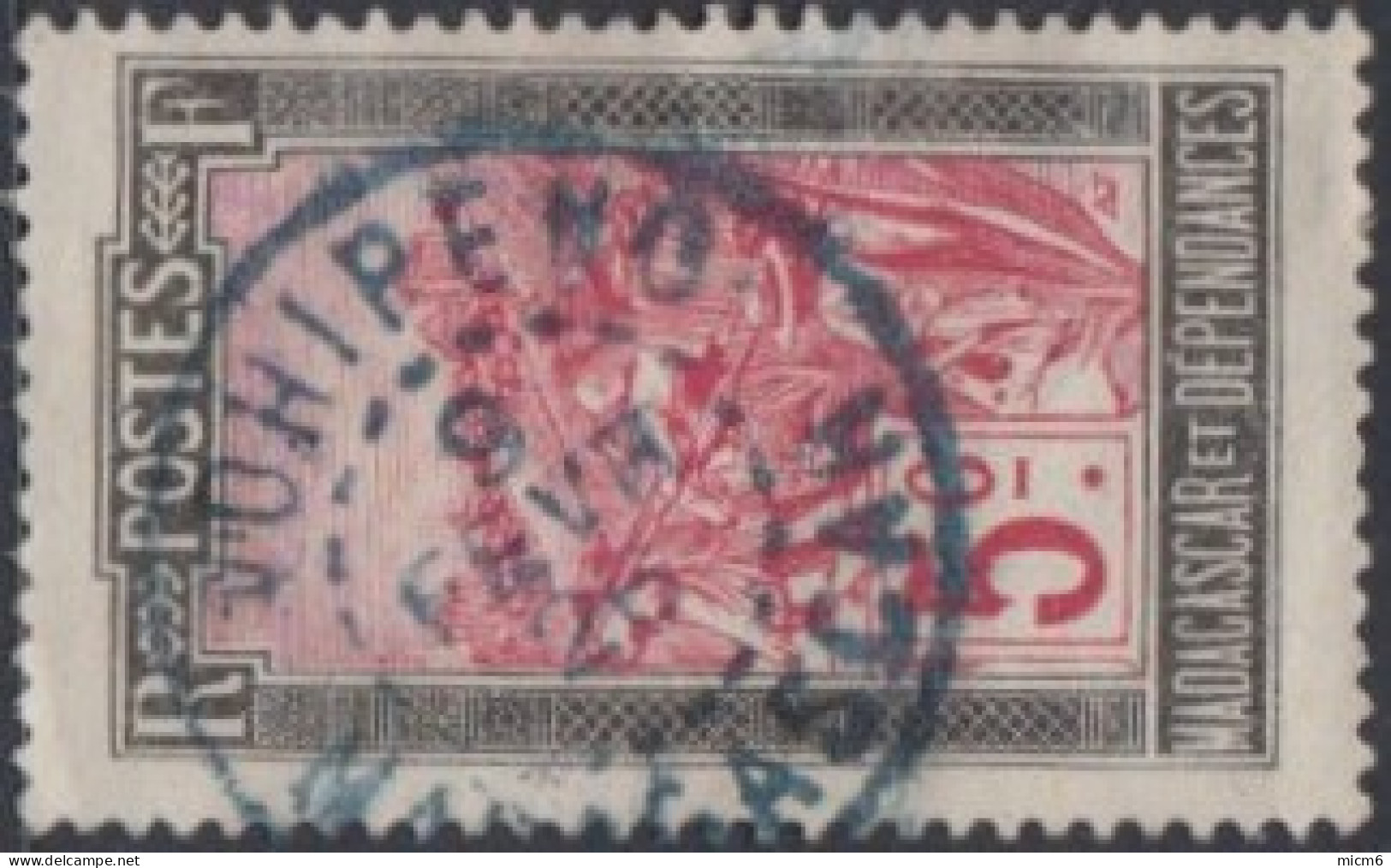 Madagascar 1908-1939 - Vohipeno Sur N° 131 (YT) N° 129 (AM). Oblitération De 1925. - Sonstige & Ohne Zuordnung