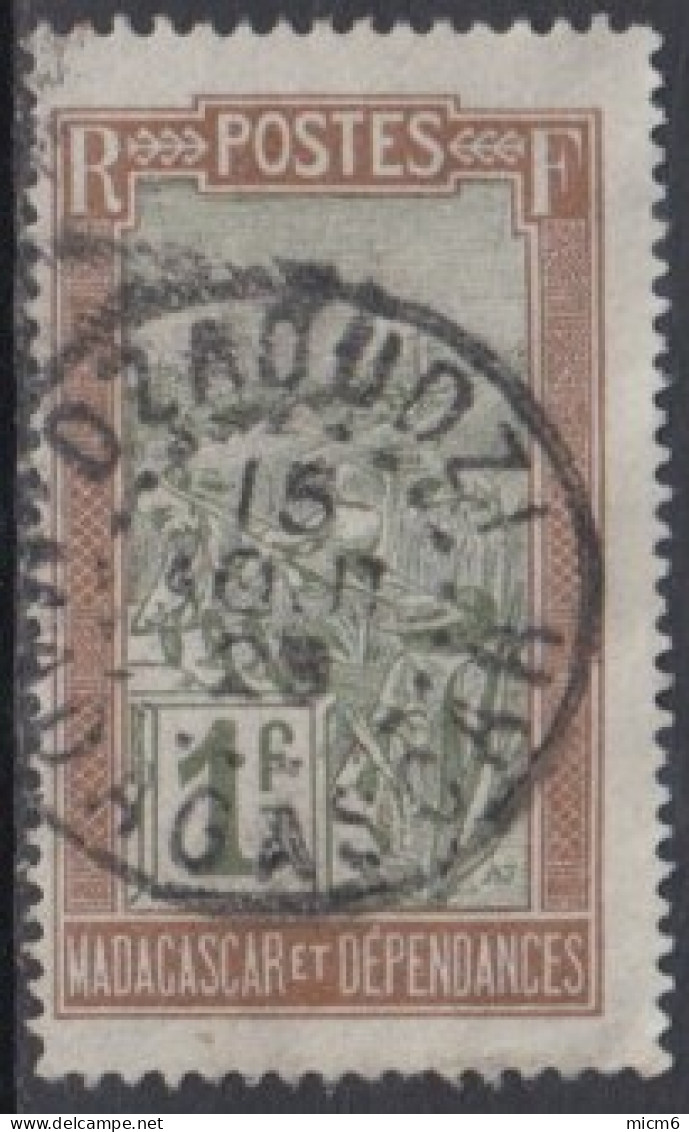 Madagascar 1908-1939 - D'Zaoudzi Sur N° 108 (YT) N° 115 (AM). Oblitération De 1923. - Other & Unclassified
