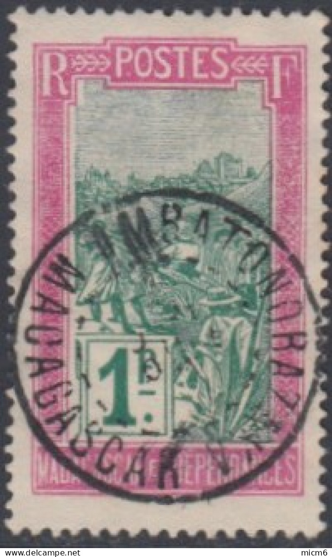 Madagascar 1908-1939 - Ambatondrazaka Sur N° 160 (YT) N° 168 (AM). Oblitération. - Otros & Sin Clasificación