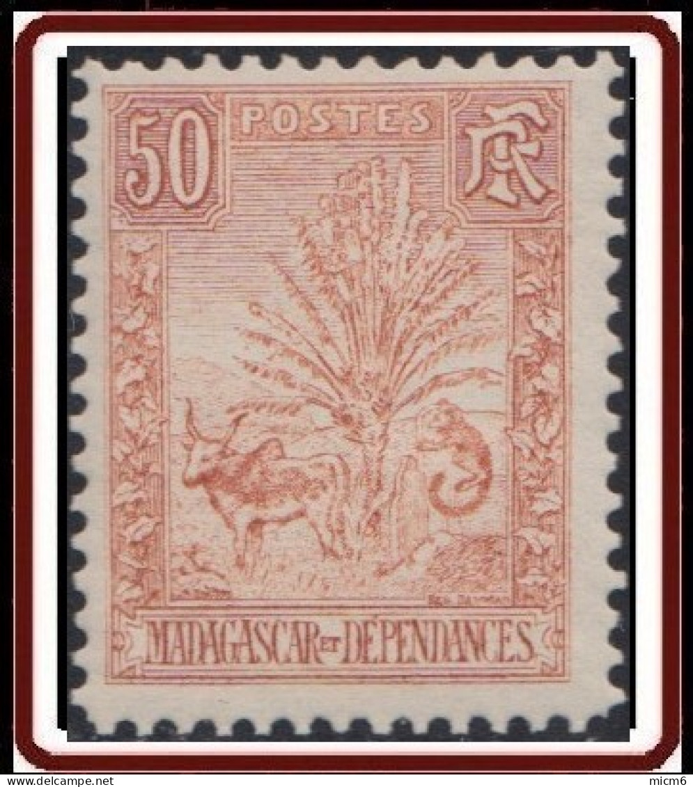 Madagascar 1889-1906 - N° 73 (YT) N° 68 (AM) Neuf *. - Unused Stamps