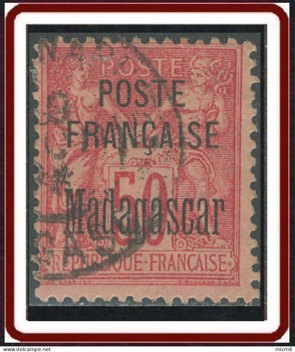 Madagascar 1889-1906 - N° 19 (YT) N° 19 (AM) Oblitéré. - Usati