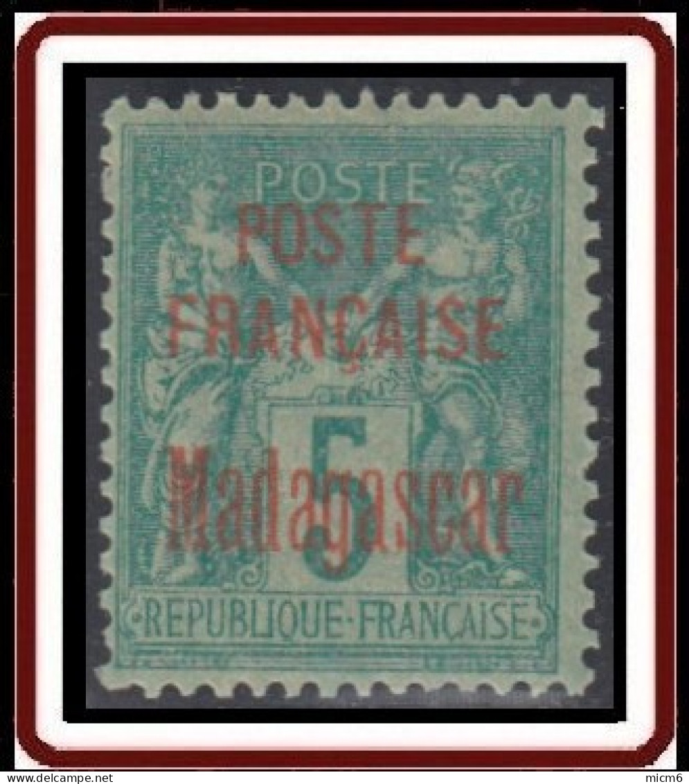 Madagascar 1889-1906 - N° 14 (YT) N° 14 (AM) Neuf *. - Ungebraucht