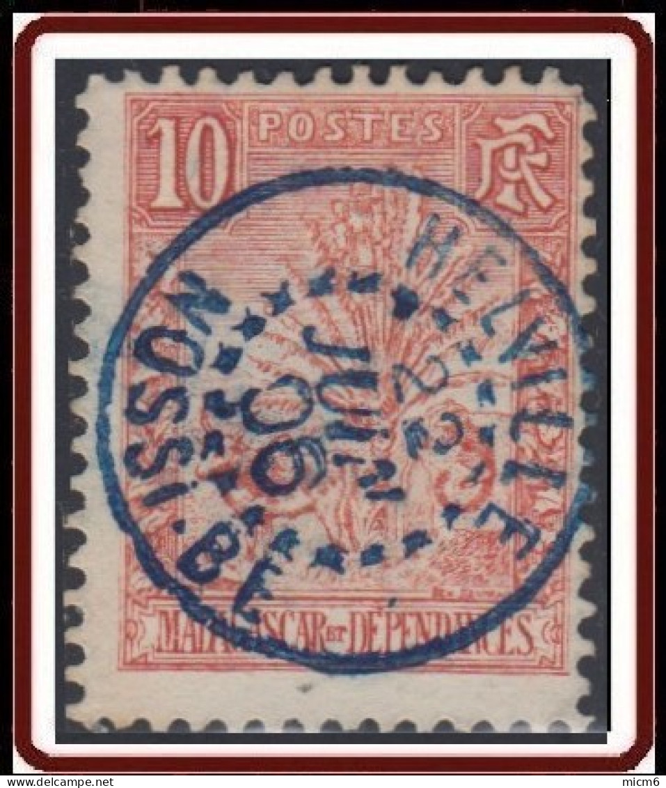 Madagascar 1889-1906 - Helville / Nossi-Be Sur N° 67 (YT) N° 62 (AM). Oblitération De 1906. - Usati