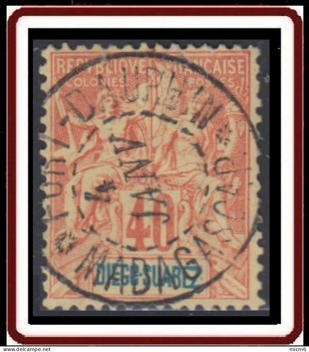Madagascar 1889-1906 - Fort-Dauphin Sur N° 37 (YT) N° 37 (AM). Oblitération. - Used Stamps