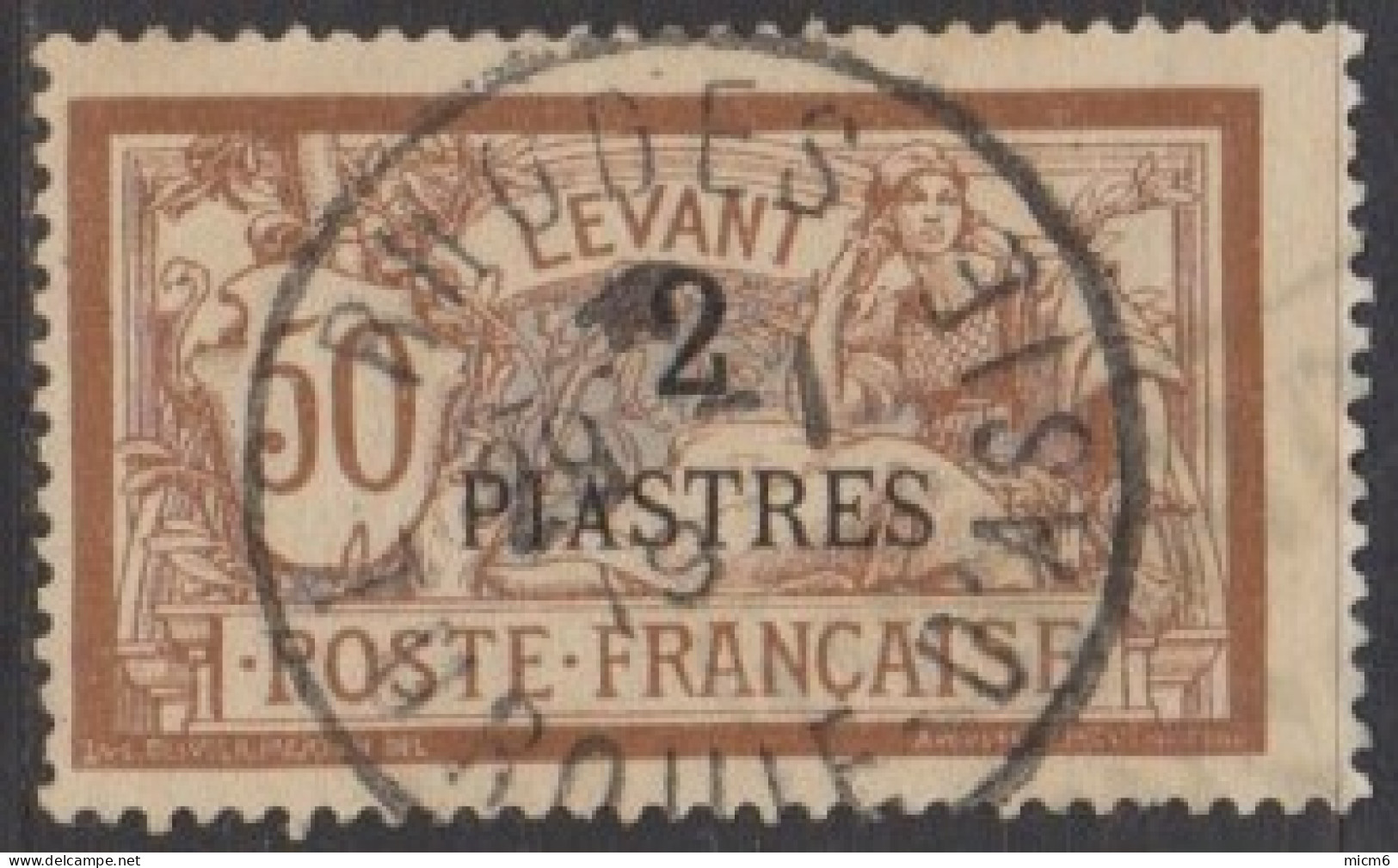 Levant Bureaux Français 1902-1922 - Rhodes Sur N° 20 (YT) N° 20 (AM). Oblitération De 1919. - Otros & Sin Clasificación