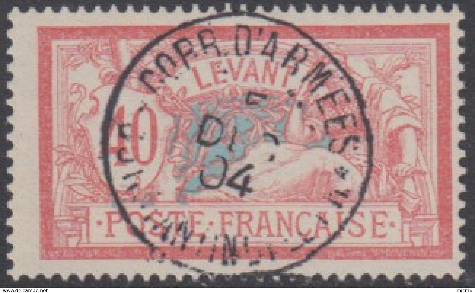 Levant Bureaux Français 1902-1922 - Corr. D'Armées / Constantinople Sur N° 19 (YT) N° 19 (AM). Oblitération De 1904. - Sonstige & Ohne Zuordnung