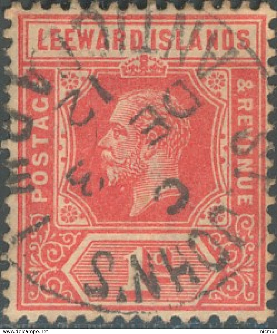 Leeward / Leeward Islands - N° 35 (YT) Oblitéré De St Johns. - Leeward  Islands