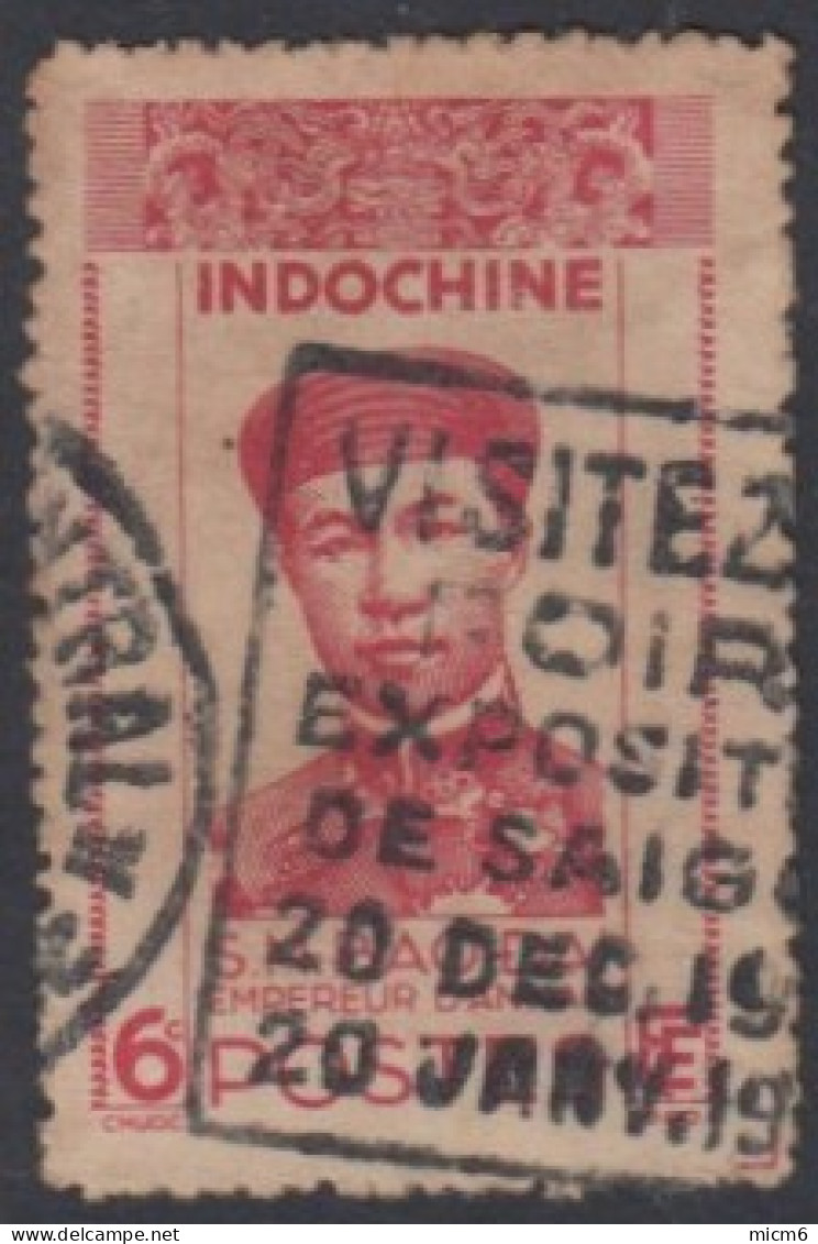 Indochine (Cochinchine) 1922-1949 - Saigon Daguin Foire Exposition Sur N° 239 (YT) N° 242 (AM). Oblitération. - Sonstige & Ohne Zuordnung