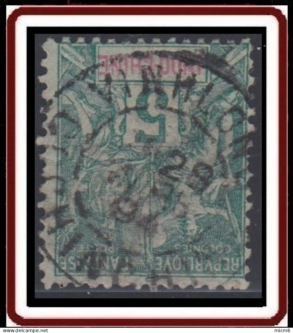 Indochine (Cochinchine) 1889-1908 - Vinhlong Sur N° 6 (YT) N° 6 (AM). Oblitération De 1894. - Used Stamps