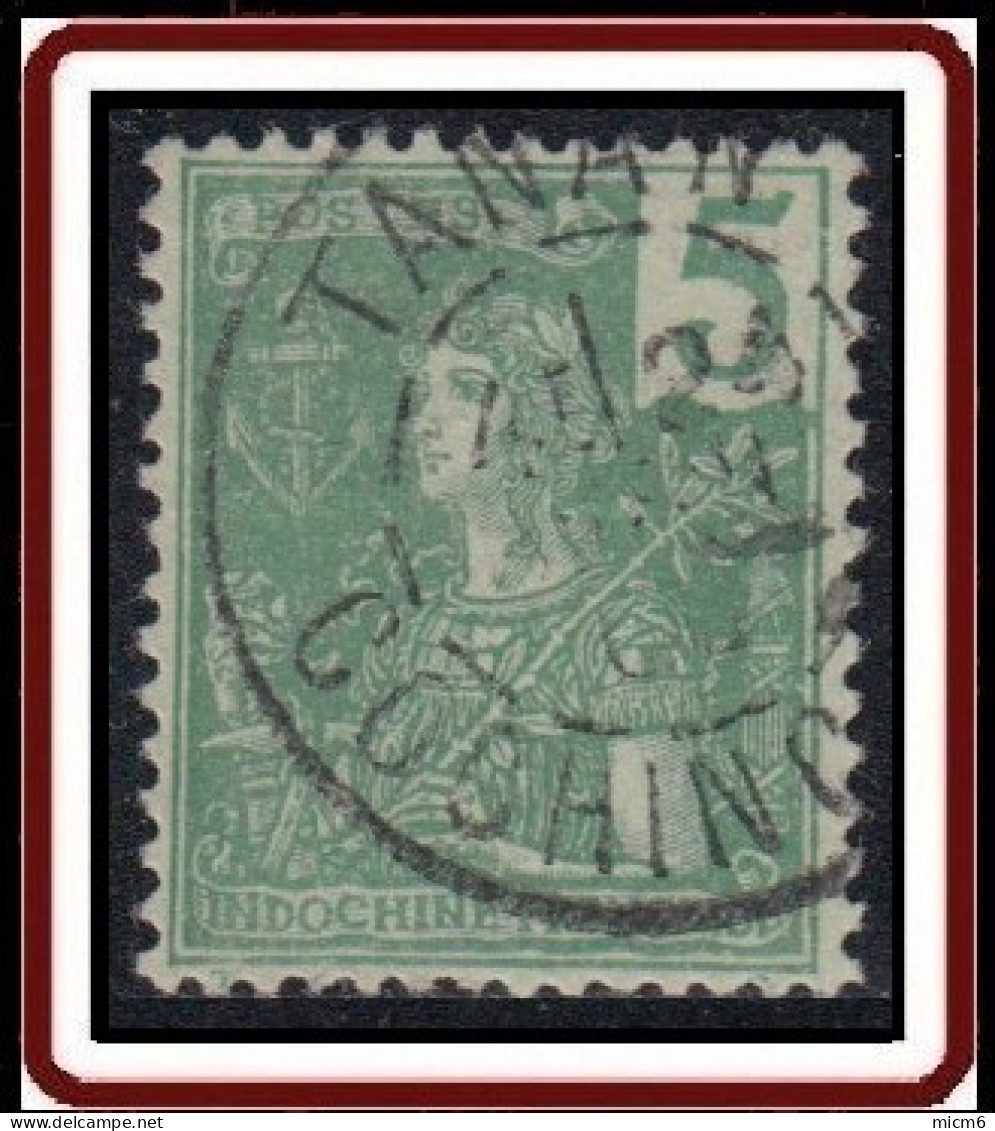 Indochine (Cochinchine) 1889-1908 - Tanan Sur N° 27 (YT) N° 27 (AM). Oblitération. - Used Stamps