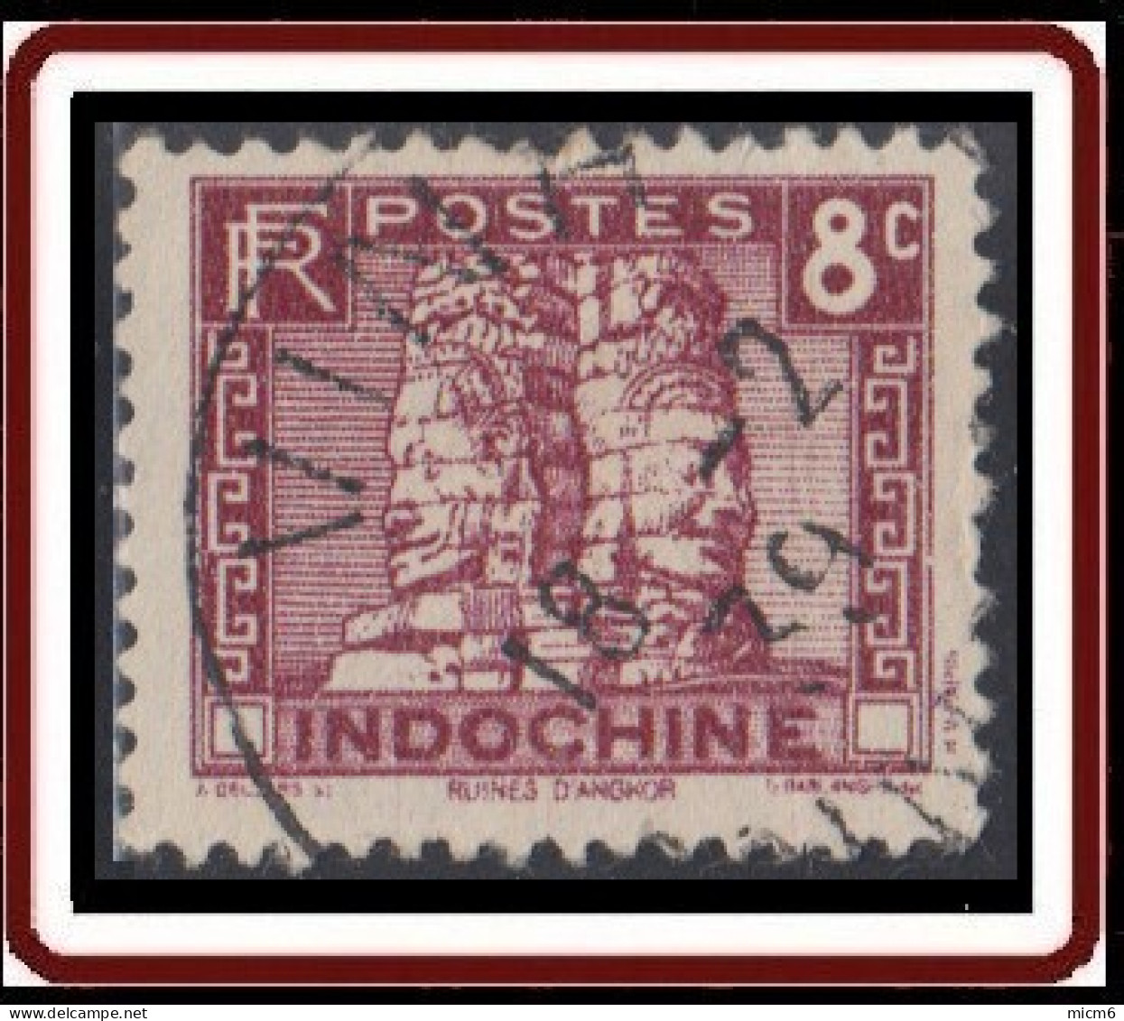 Indochine (Annam) 1922-1949 - Vinh Sur N°160B (YT) N° 198 (AM). Oblitération De 1939. - Otros & Sin Clasificación