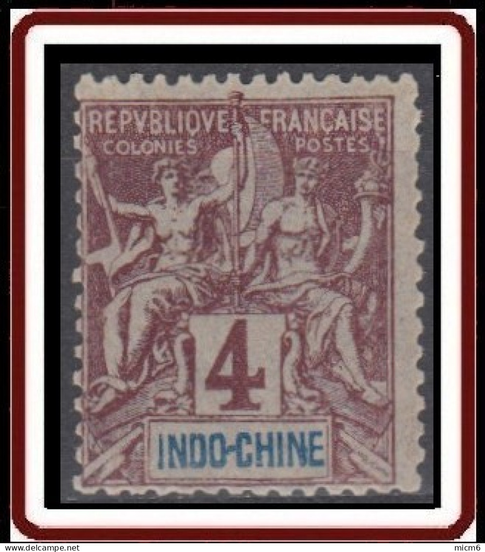 Indochine 1889-1908 - N° 05 (YT) N° 5 (AM) Neuf *. - Neufs