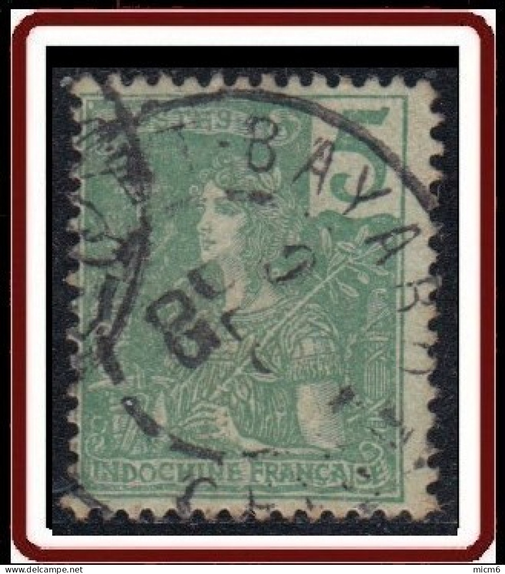 Indochine 1889-1908 - Fort Bayard Chine Sur N° 27 (YT) N° 27 (AM). Oblitération De 1905. - Used Stamps