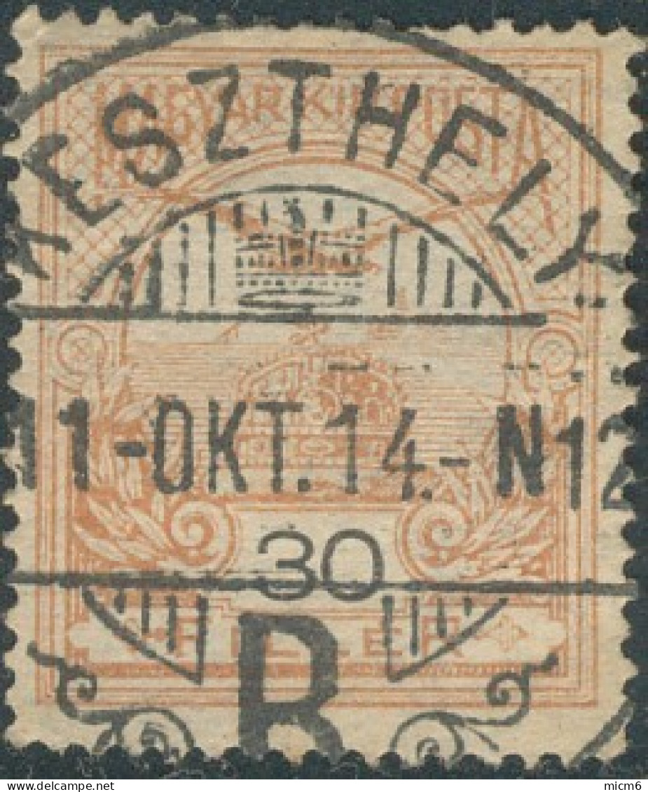 Hongrie - N° 82 (YT) Oblitéré De Keszthely. - Used Stamps