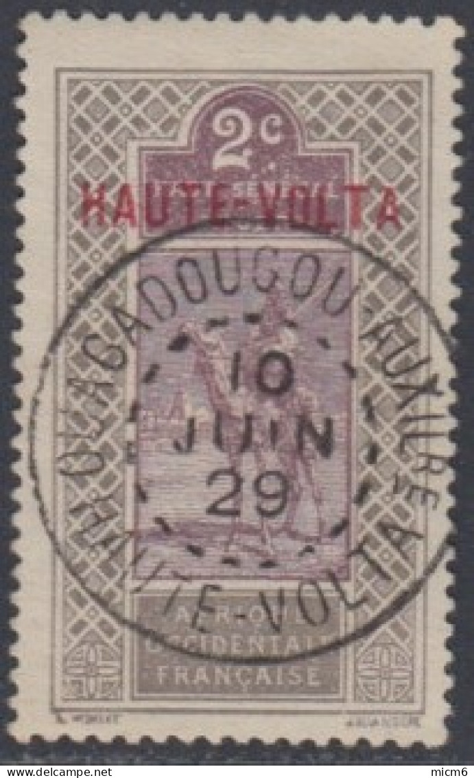 Haute Volta - Ouagadougou-Auxiliaire Sur N° 2 (YT) N° 2 (AM). Oblitération De 1929. - Used Stamps