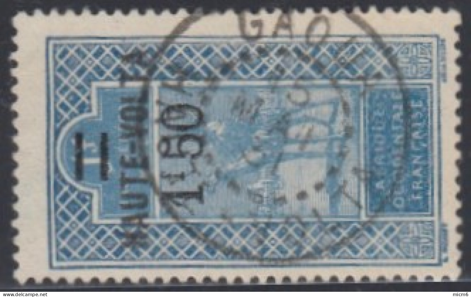 Haute Volta - Gaoua Sur N° 37 (YT) N° 33 (AM). Oblitération De 1931. - Usados